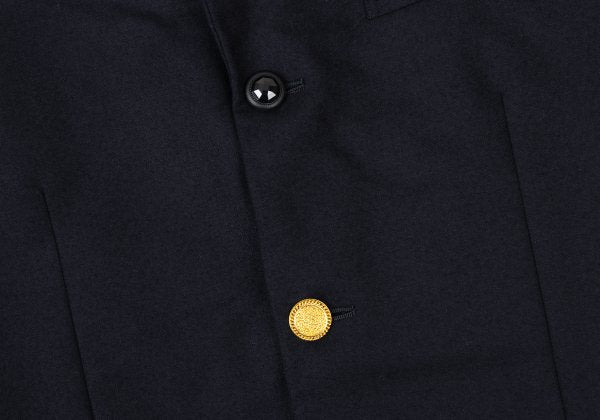 COMME des GARCONS HOMME PLUS Wool Button Blazer Navy Size M