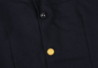 COMME des GARCONS HOMME PLUS Wool Button Blazer Navy Size M