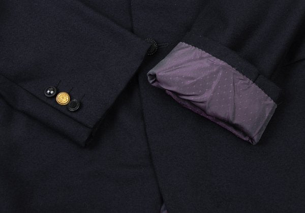 COMME des GARCONS HOMME PLUS Wool Button Blazer Navy Size M