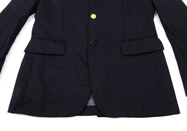 COMME des GARCONS HOMME PLUS Wool Button Blazer Navy Size M