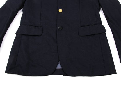 COMME des GARCONS HOMME PLUS Wool Button Blazer Navy Size M
