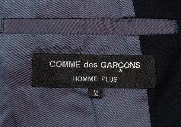 COMME des GARCONS HOMME PLUS Wool Button Blazer Navy Size M