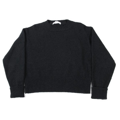 COMME des GARCONS HOMME Wool Rib Knit Sweater Navy Size M