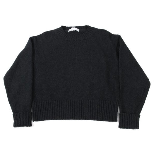 COMME des GARCONS HOMME Wool Rib Knit Sweater Navy Size M