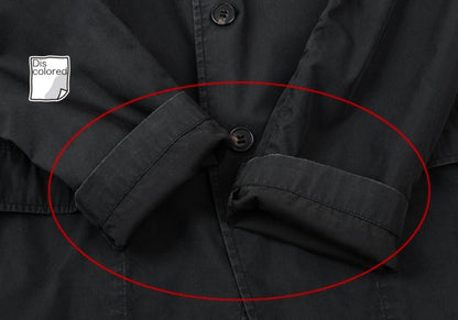 DRIES VAN NOTEN Cotton Blend Tailored Blazer Black Size M