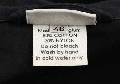 DRIES VAN NOTEN Cotton Blend Tailored Blazer Black Size M