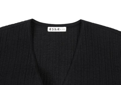 Issey Miyake ASHA BY MDS Sashiko Collarless Jacket Size M