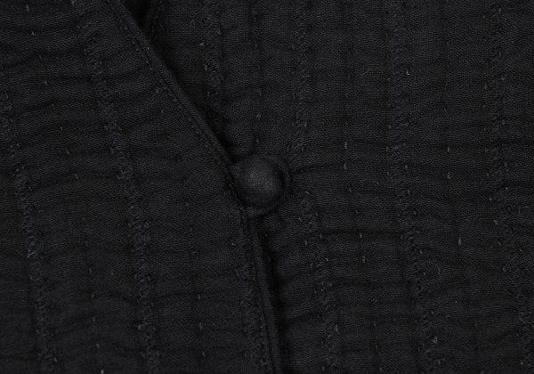Issey Miyake ASHA BY MDS Sashiko Collarless Jacket Size M