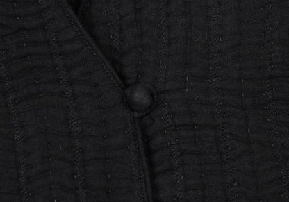 Issey Miyake ASHA BY MDS Sashiko Collarless Jacket Size M