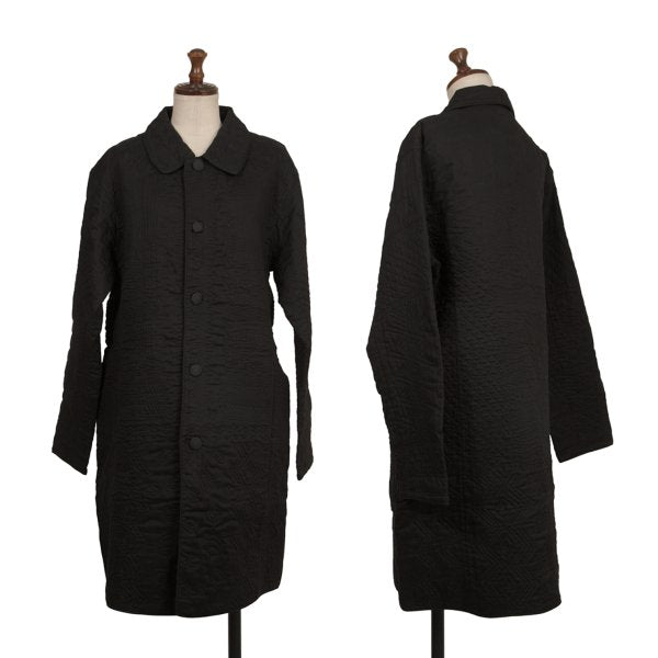 Issey Miyake ASHA BY MDS Cotton Hand Graphic Coat Size L