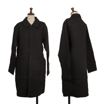 Issey Miyake ASHA BY MDS Cotton Hand Graphic Coat Size L