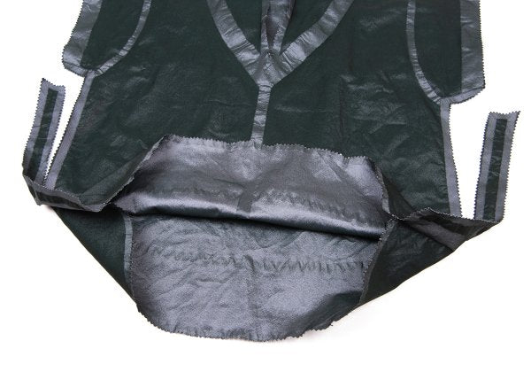 ISSEY MIYAKE A-POC Nylon Poly Cutting Blouse Gray Size 2
