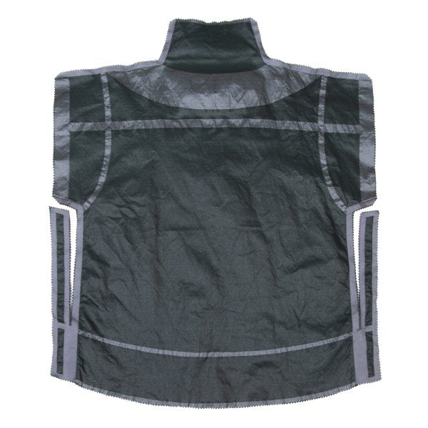 ISSEY MIYAKE A-POC Nylon Poly Cutting Blouse Gray Size 2