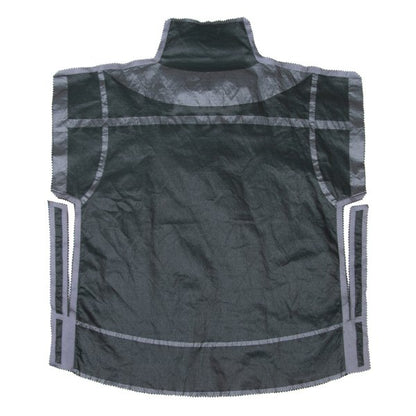 ISSEY MIYAKE A-POC Nylon Poly Cutting Blouse Gray Size 2
