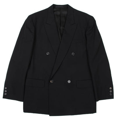 Y's for men Wool Double-Breasted Jacket Black Size M