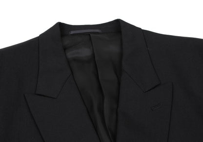 Y's for men Wool Double-Breasted Jacket Black Size M