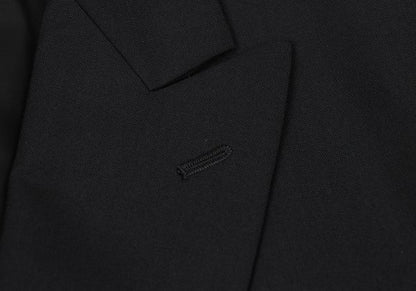 Y's for men Wool Double-Breasted Jacket Black Size M