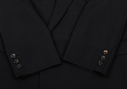 Y's for men Wool Double-Breasted Jacket Black Size M