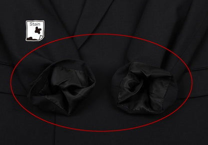Y's for men Wool Double-Breasted Jacket Black Size M