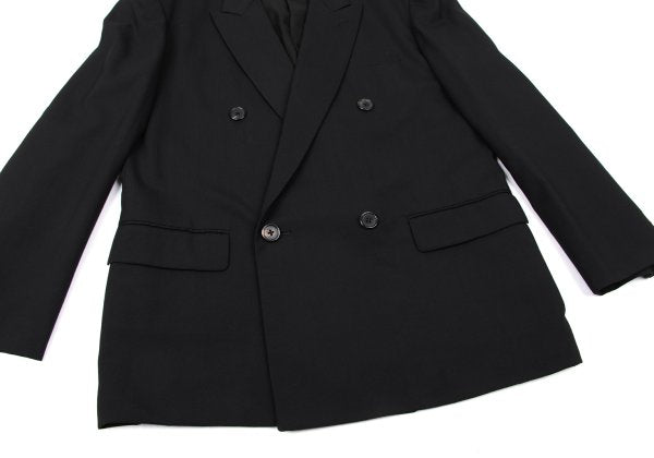 Y's for men Wool Double-Breasted Jacket Black Size M