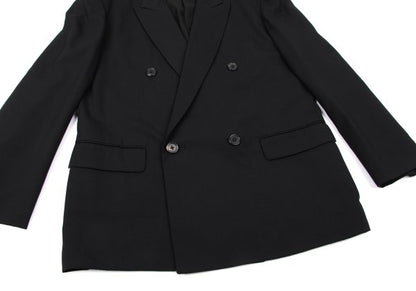Y's for men Wool Double-Breasted Jacket Black Size M