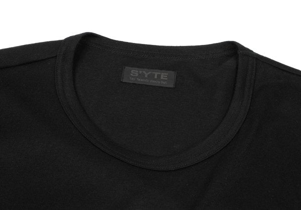 S'YTE Layered Wrap Acrylic Long Sleeve Black Size 3