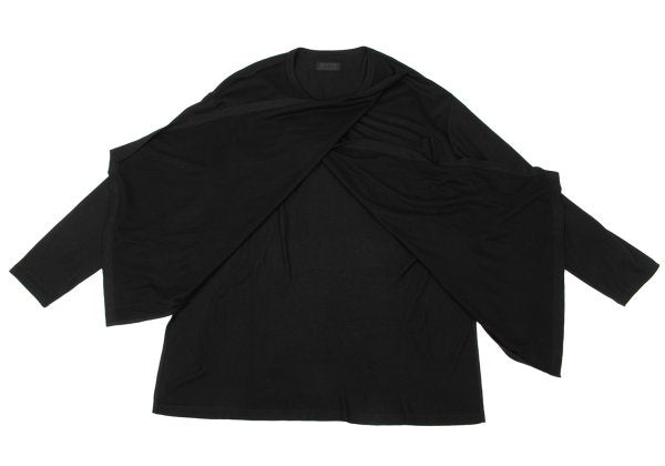 S'YTE Layered Wrap Acrylic Long Sleeve Black Size 3