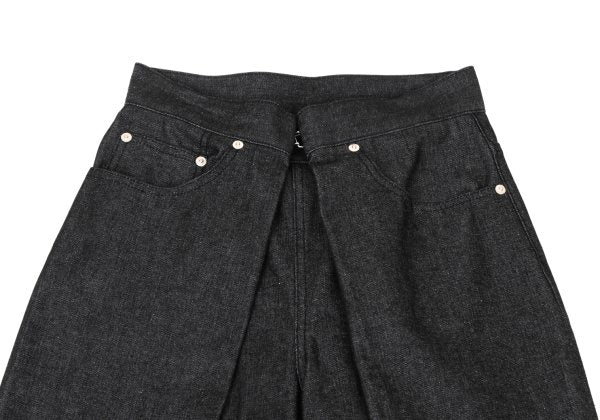 JOHN LAWRENCE SULLIVAN Front Wrap Baggy Jeans Indigo Size S