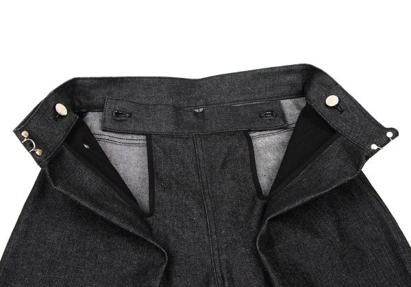 JOHN LAWRENCE SULLIVAN Front Wrap Baggy Jeans Indigo Size S