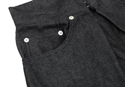 JOHN LAWRENCE SULLIVAN Front Wrap Baggy Jeans Indigo Size S