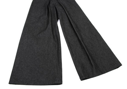 JOHN LAWRENCE SULLIVAN Front Wrap Baggy Jeans Indigo Size S