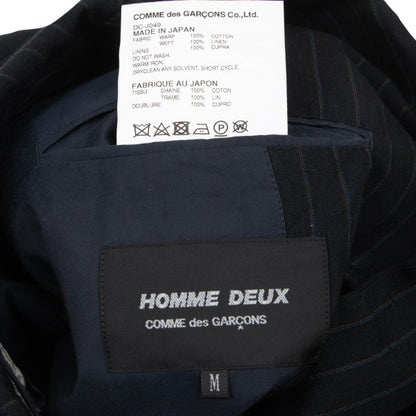 COMME des GARCONS HOMME DEUX Cotton Stripe Jacket Size M