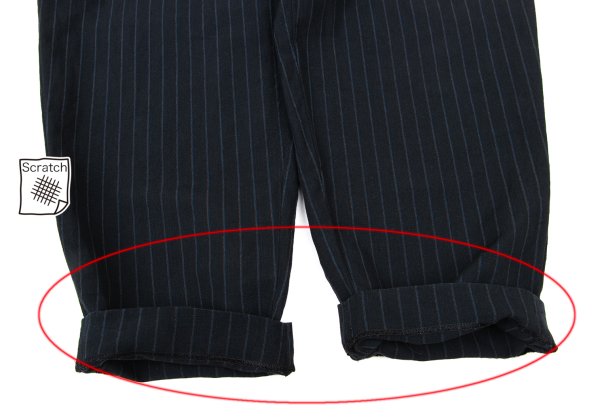 COMME des GARCONS HOMME DEUX Tapered Pants Navy Size M