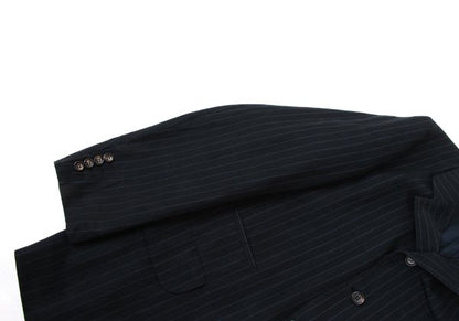COMME des GARCONS HOMME DEUX Cotton Linen Suit Navy Size M
