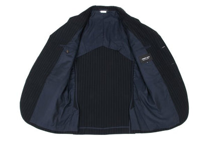 COMME des GARCONS HOMME DEUX Cotton Linen Suit Navy Size M