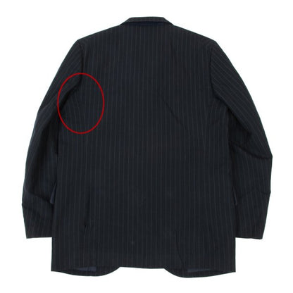 COMME des GARCONS HOMME DEUX Cotton Linen Suit Navy Size M