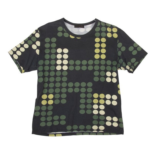 Y's for men Dot Print T-Shirt Black Size 2