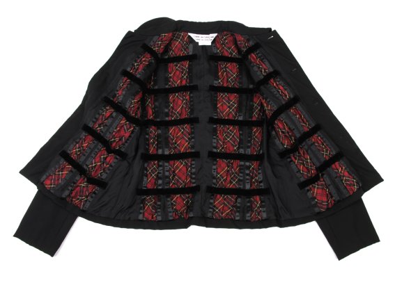 COMME des GARCONS Reversible Wool Jacket Black Size S