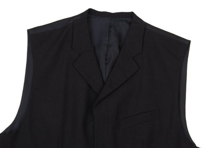 COMME des GARCONS HOMME PLUS Wool Velcro Vest Black Size M