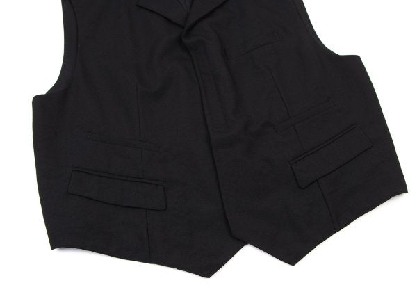 COMME des GARCONS HOMME PLUS Wool Velcro Vest Black Size M