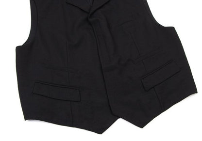 COMME des GARCONS HOMME PLUS Wool Velcro Vest Black Size M