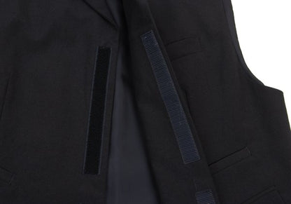 COMME des GARCONS HOMME PLUS Wool Velcro Vest Black Size M