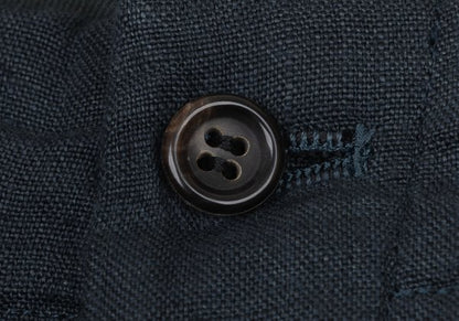 COMME des GARCONS HOMME Hand-Dyed Linen Pants Black Size S