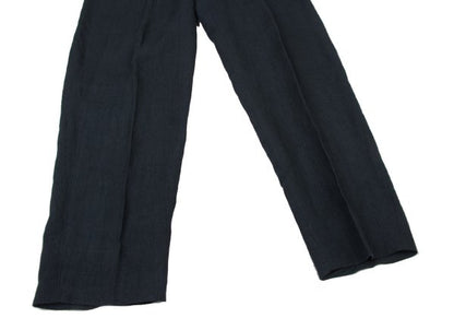 COMME des GARCONS HOMME Hand-Dyed Linen Pants Black Size S