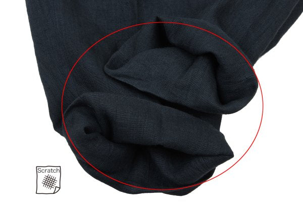 COMME des GARCONS HOMME Hand-Dyed Linen Pants Black Size S