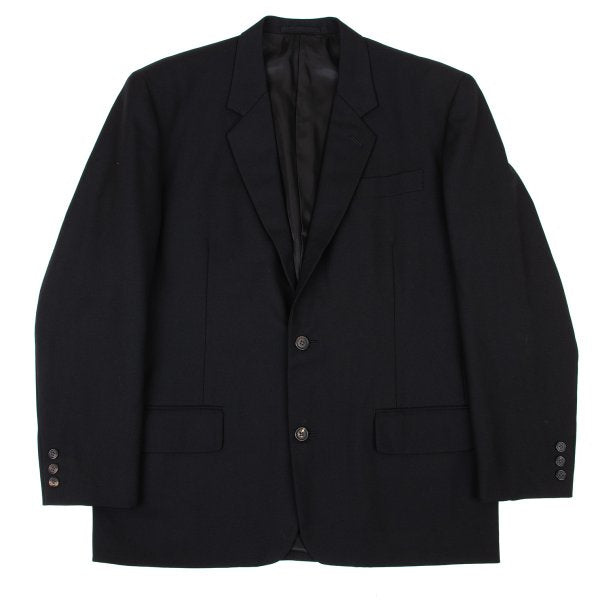 Y's for men Wool Gabardine Tailored Blazer Black Size L