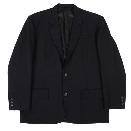 Y's for men Wool Gabardine Tailored Blazer Black Size L