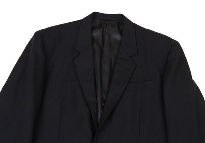 Y's for men Wool Gabardine Tailored Blazer Black Size L