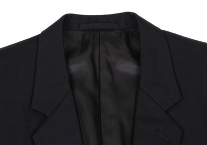 Y's for men Wool Gabardine Tailored Blazer Black Size L