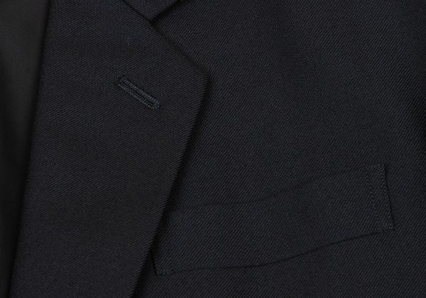 Y's for men Wool Gabardine Tailored Blazer Black Size L